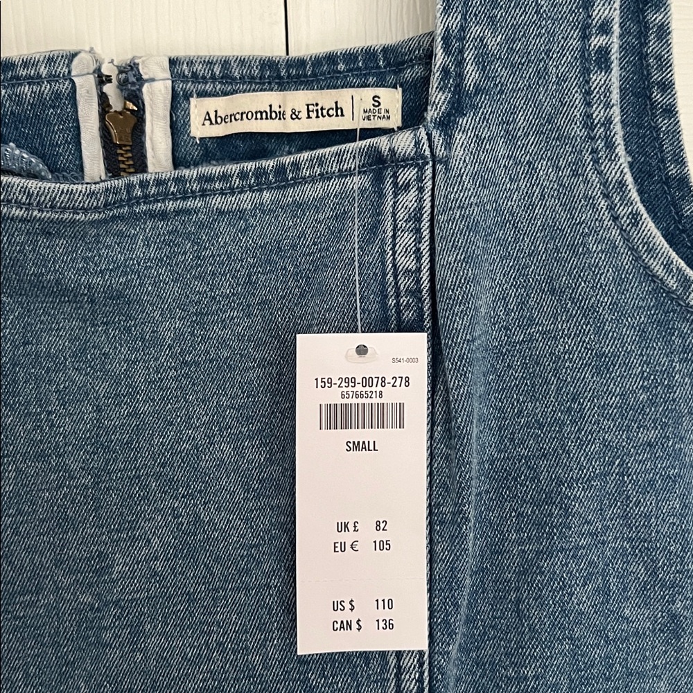 Abercrombie & Fitch Denim Midi Dress - Picture 4 of 5